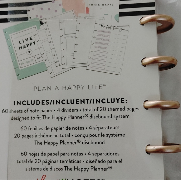 Happy Planner notebook for journaling 4.5 x 7 - Picture 2 of 2